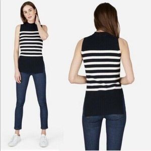 Everlane Breton Knit Sleeveless Turtleneck